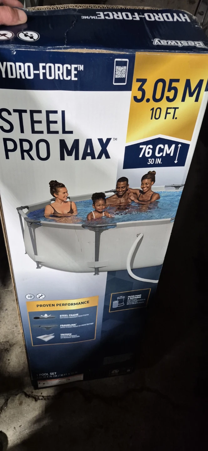 Bestway Hydro-Force Steel Pro Max Pool Set 10 FT.