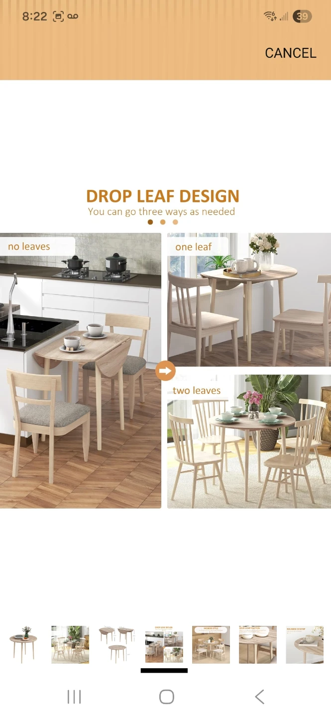 Drop Leaf Dining Table - photo 4