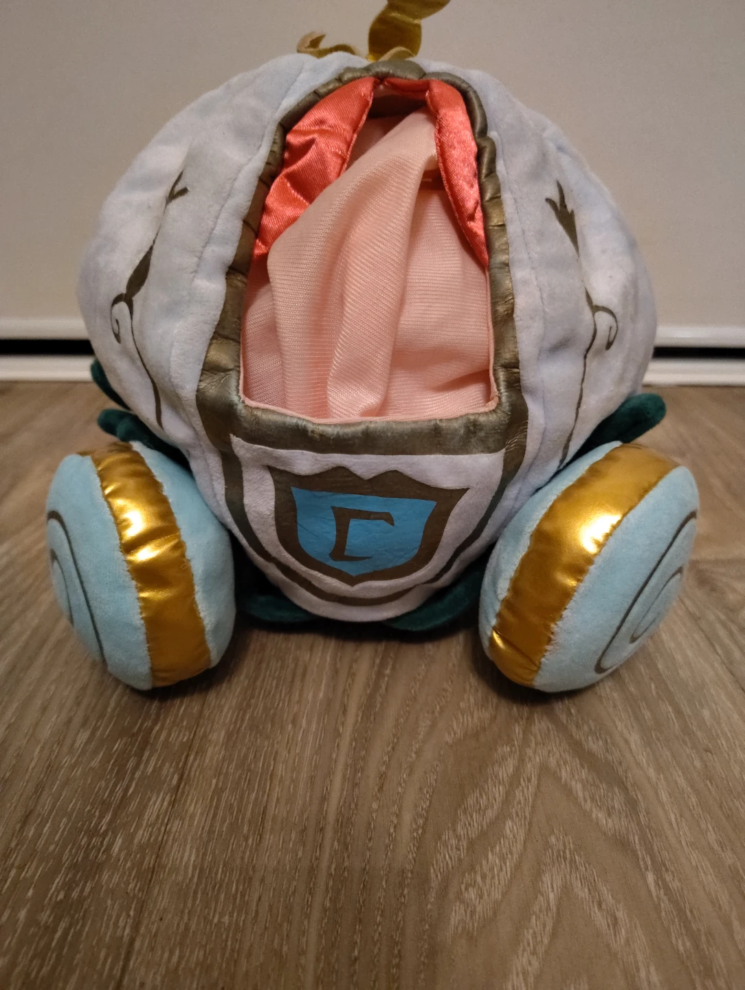 Plush Pumpkin Carriage Toy