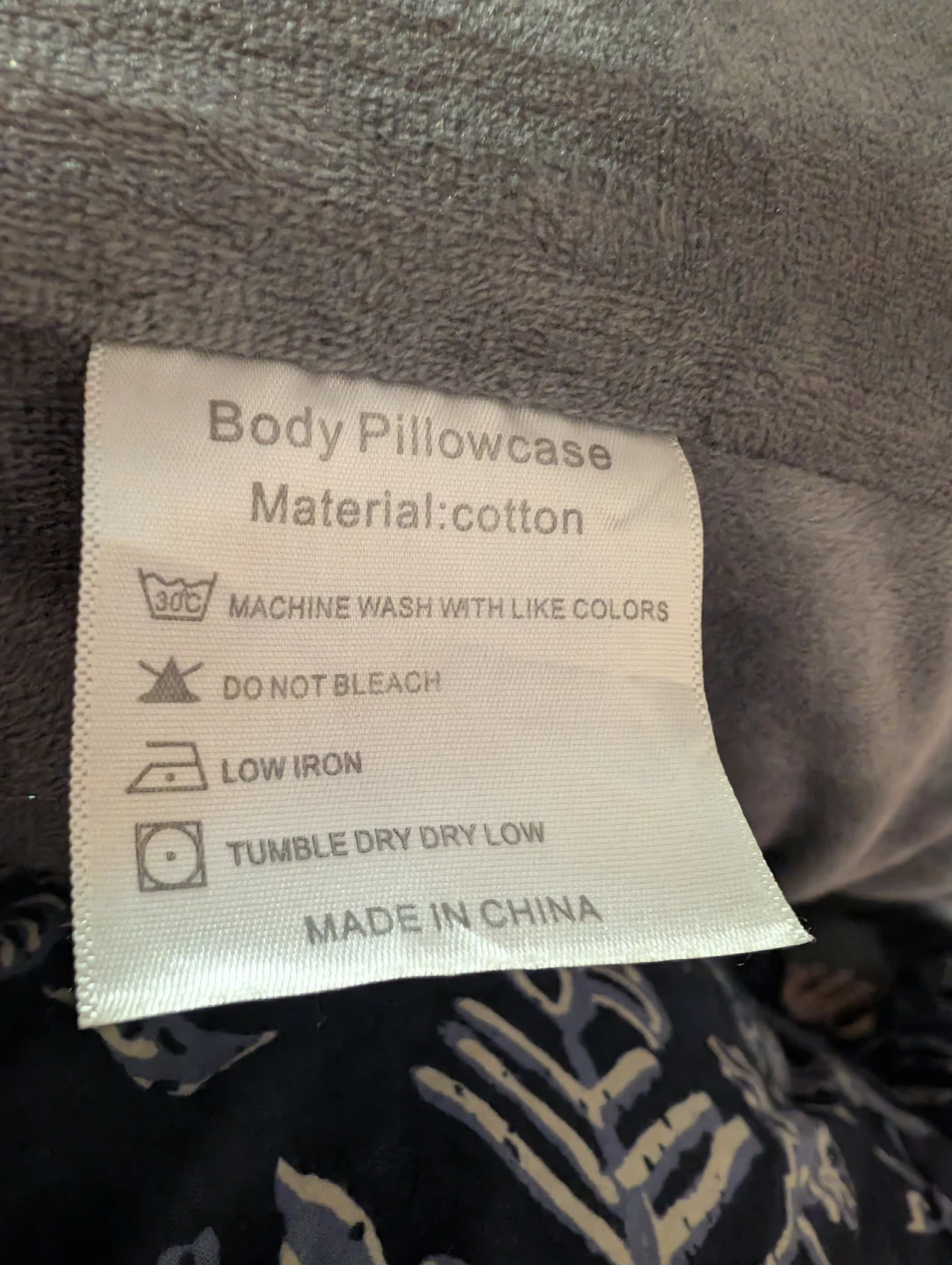 Grey U-Shaped Body Pillowcase - photo 4