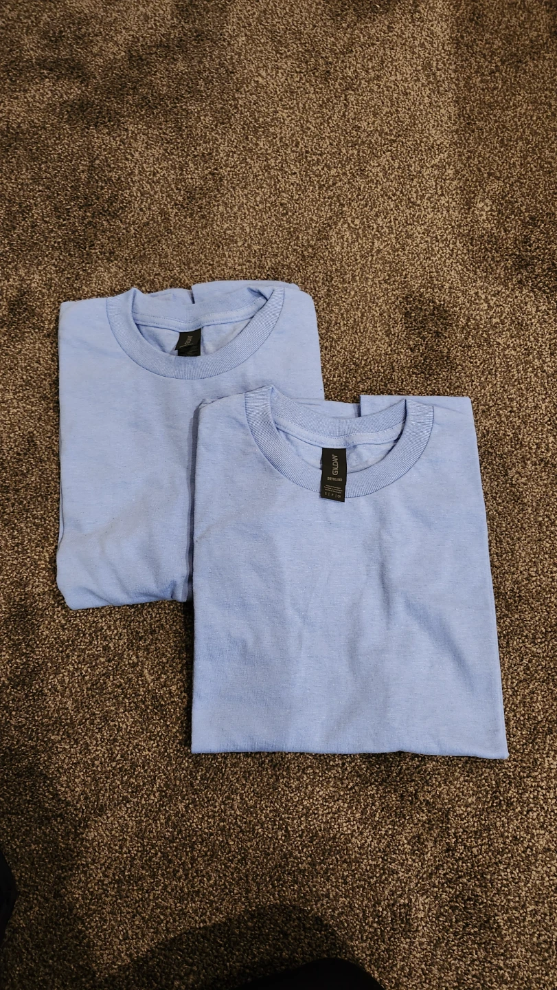 Gildan DryBlend T-Shirts - Set of 2 - Small - Light Blue