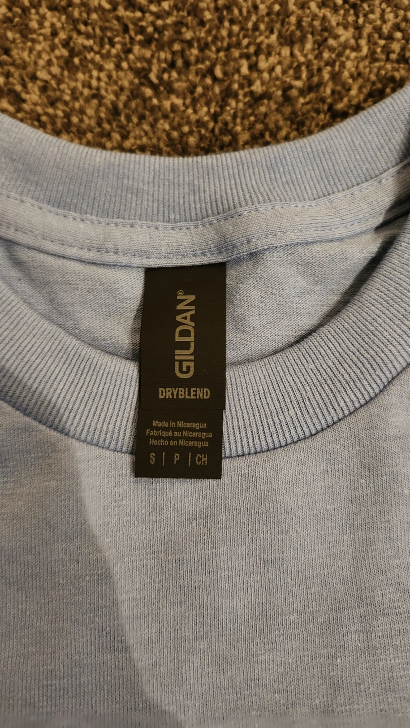Gildan DryBlend T-Shirts - Set of 2 - Small - Light Blue - photo 3