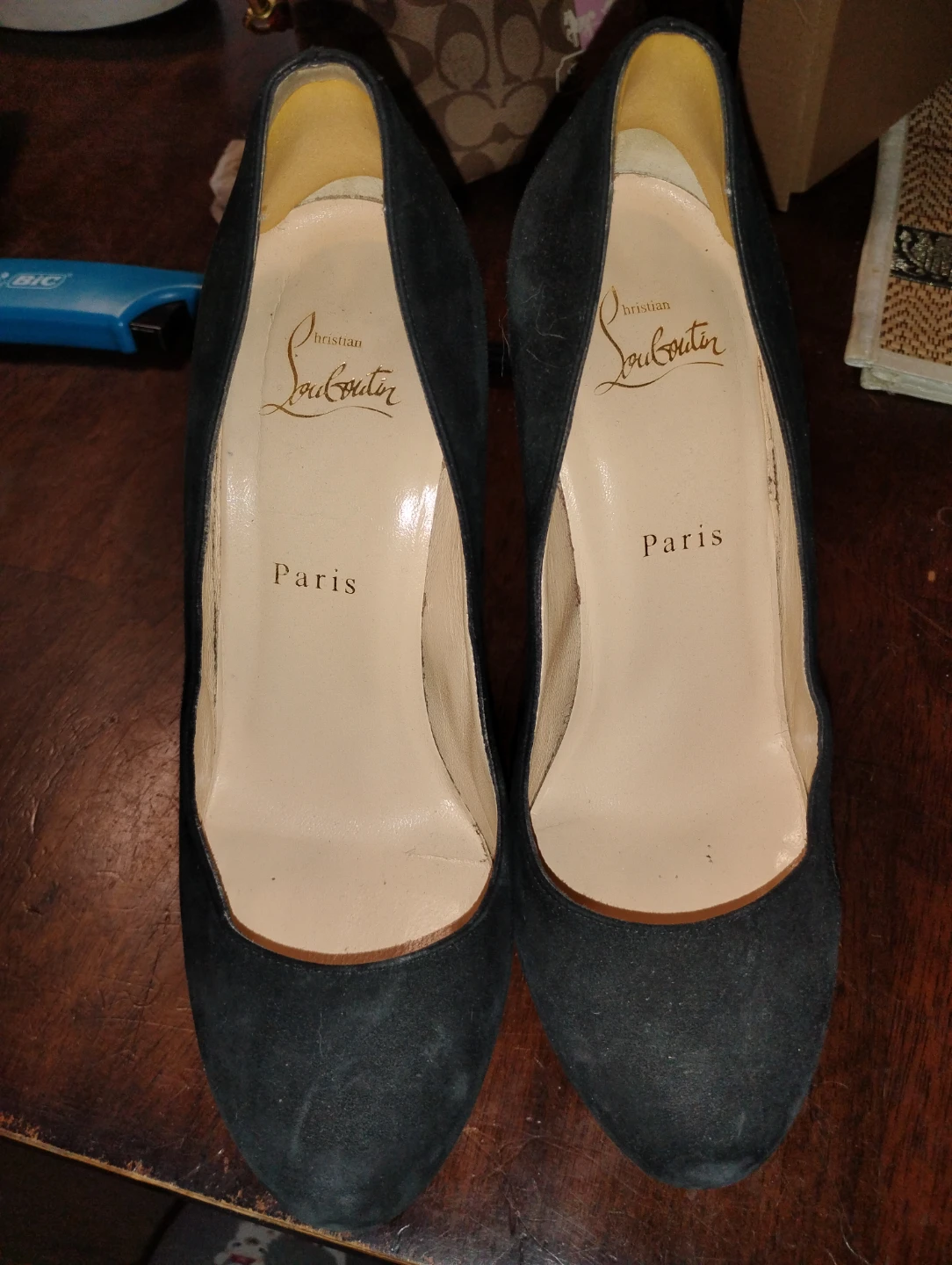 Christian Louboutin Paris Suede Heels - photo 3