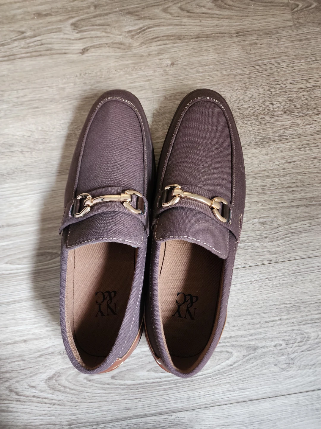 NY & Co Men's Brown Loafers Size 13 - photo 2