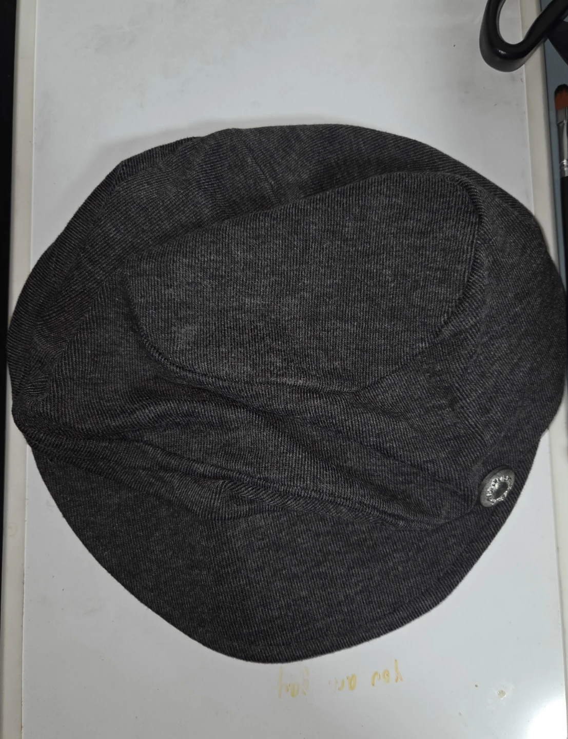 Dark Grey Newsboy Cap