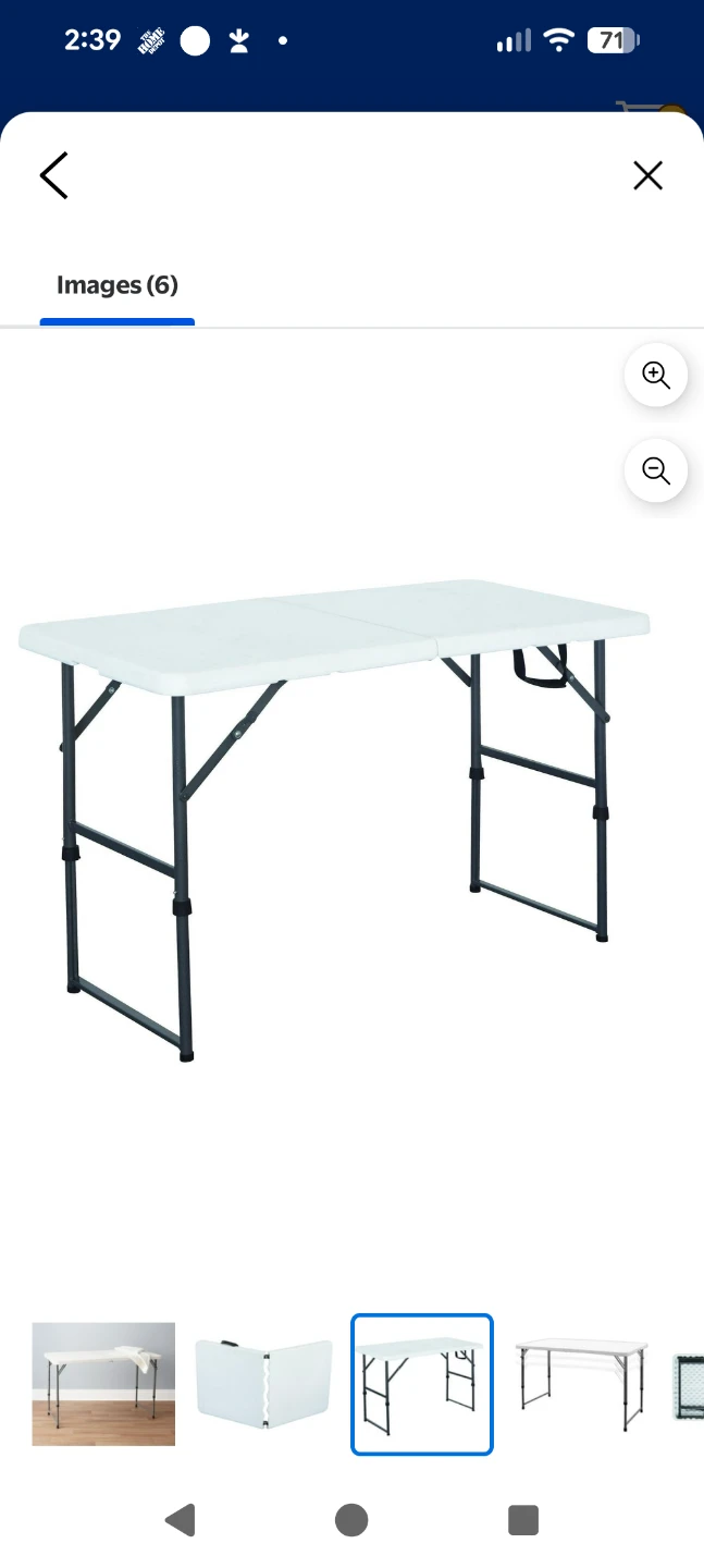 Folding Table - photo 2