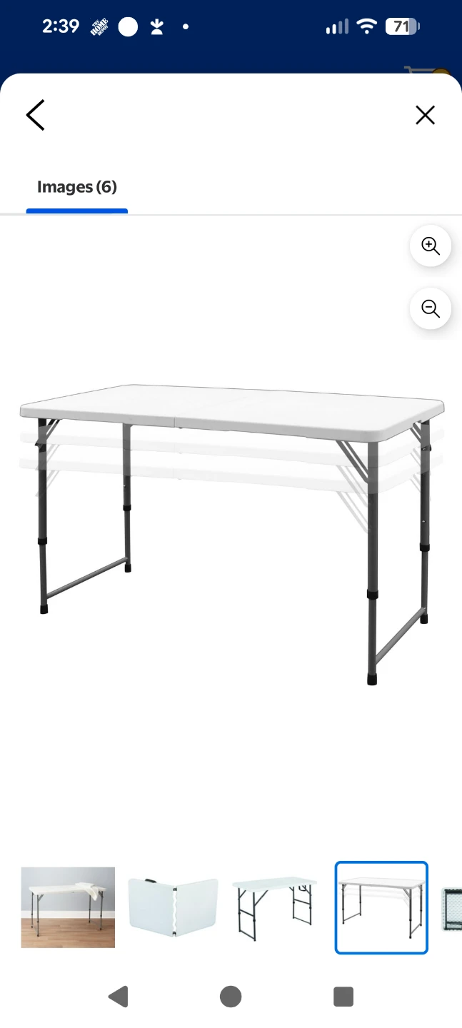 Folding Table - photo 3
