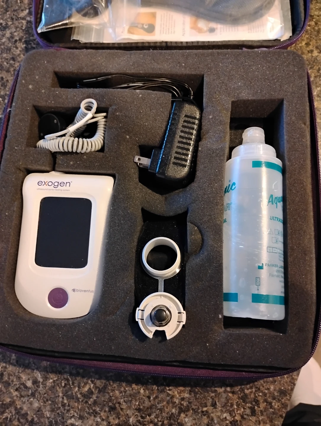 Exogen Ultrasound Bone Healing System with Accessories and Gel - photo 5
