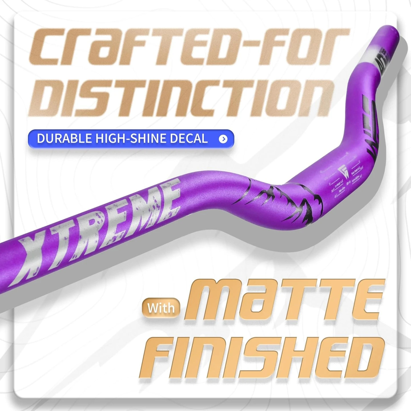 WFS Xtreme 31.8 x 800mm Handlebar - Purple, 40mm Rise - photo 5