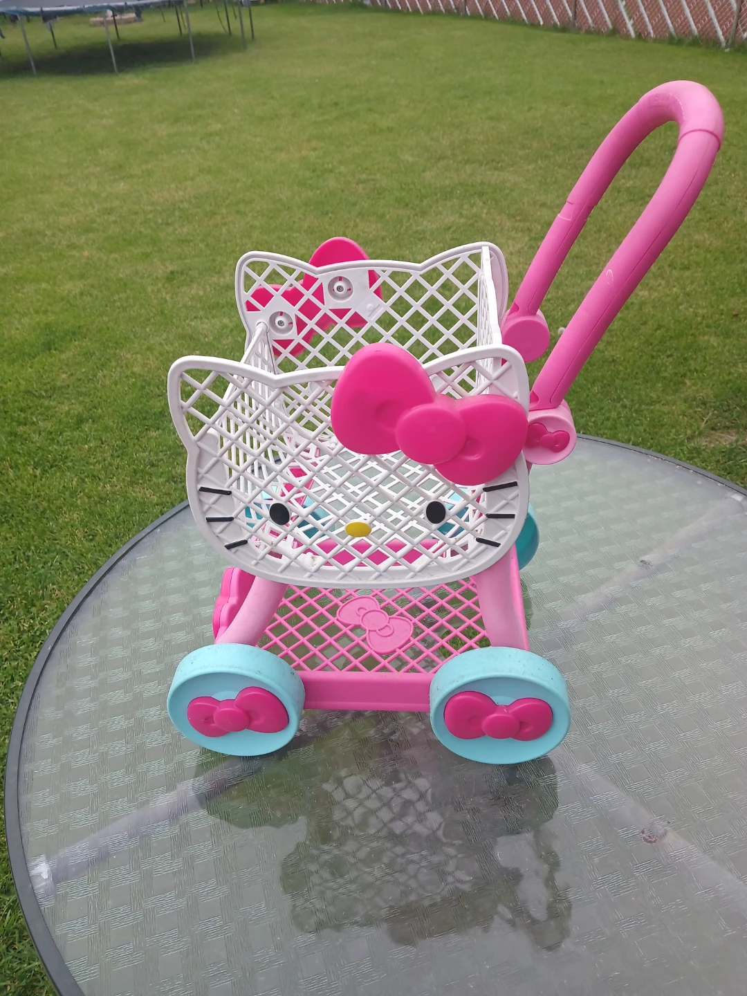 Hello Kitty Pink Shopping Cart Toy - photo 3
