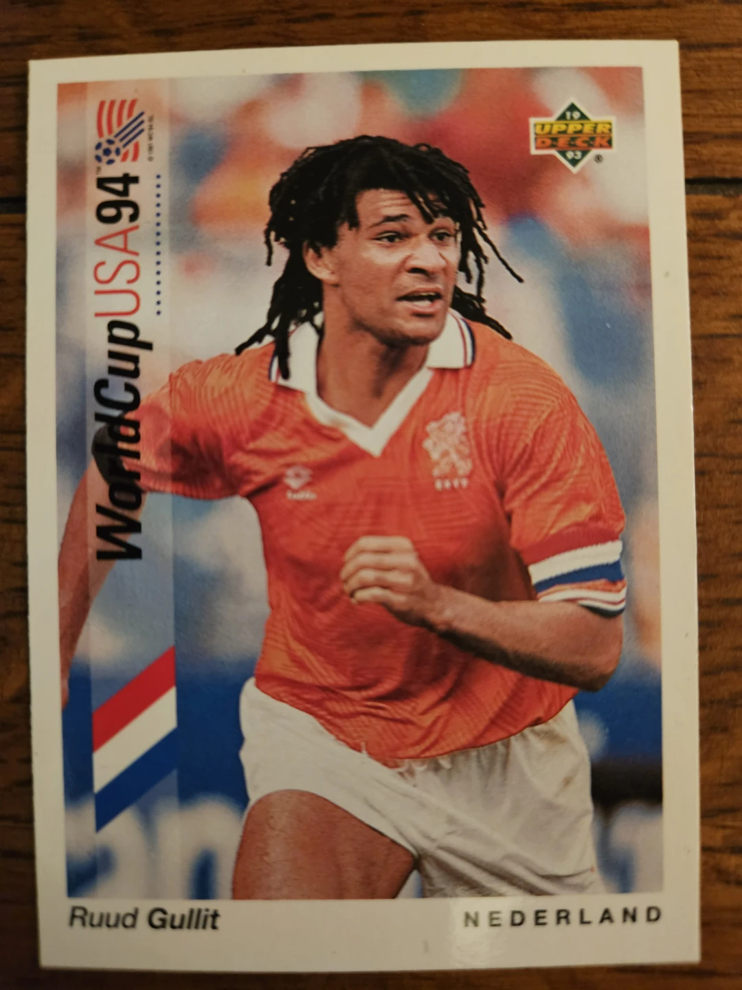 Upper Deck Ruud Gullit 1994 World Cup USA '94 Trading Card