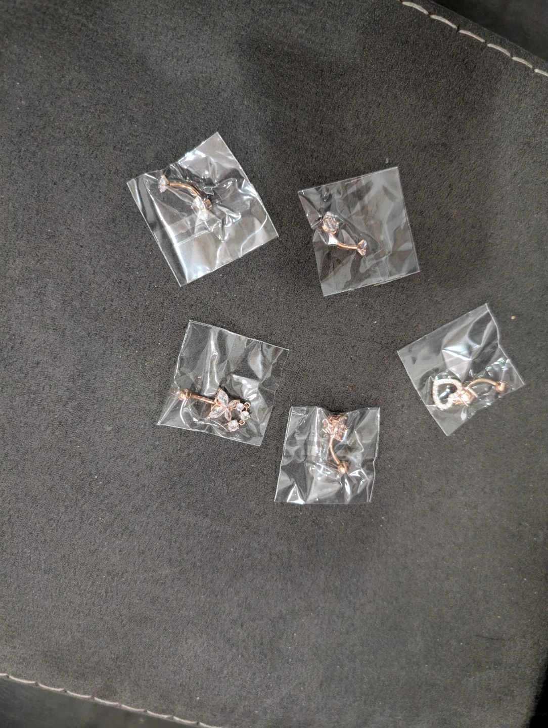 Naval piercing jewelry