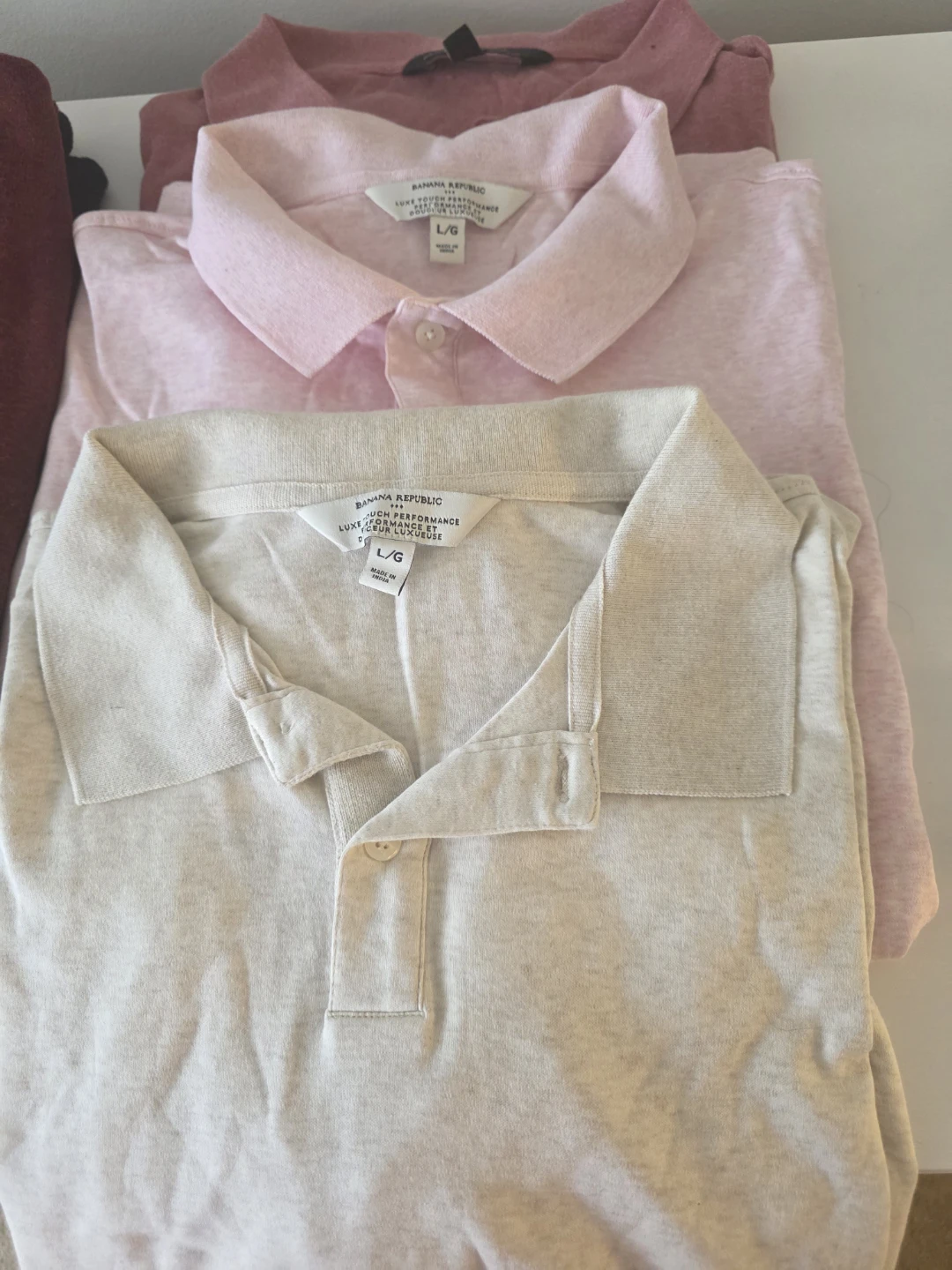 Banana Republic L/G Polo Shirts - Set of 3
