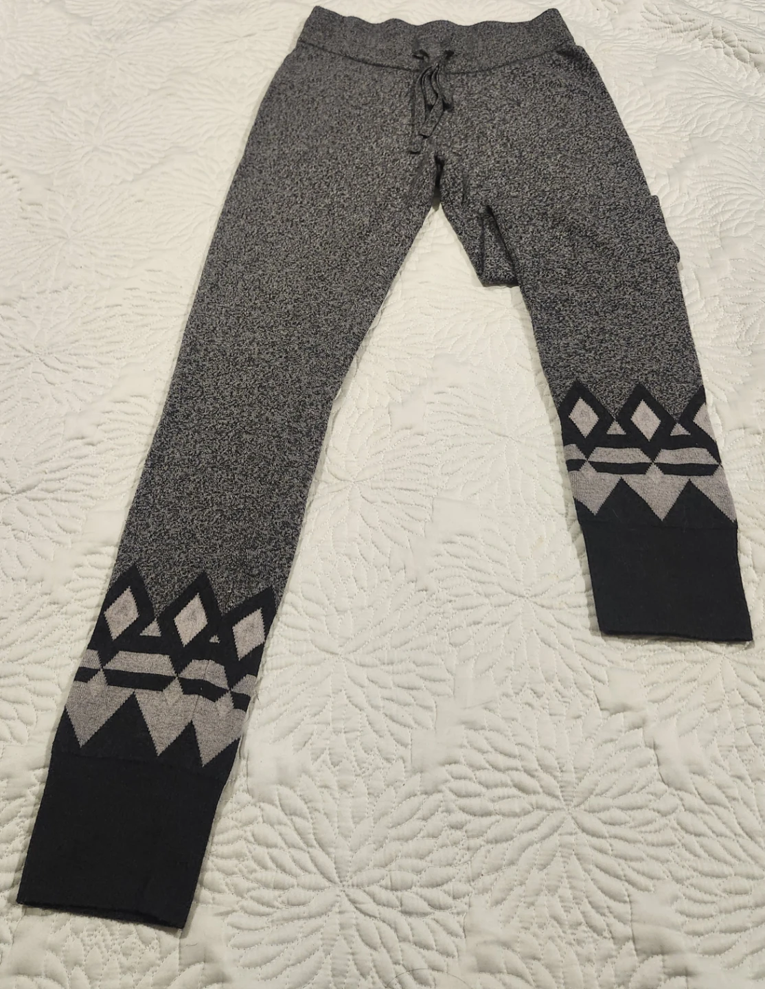 GapBody Women's Grey Knit Jogger Pants Size S - photo 3