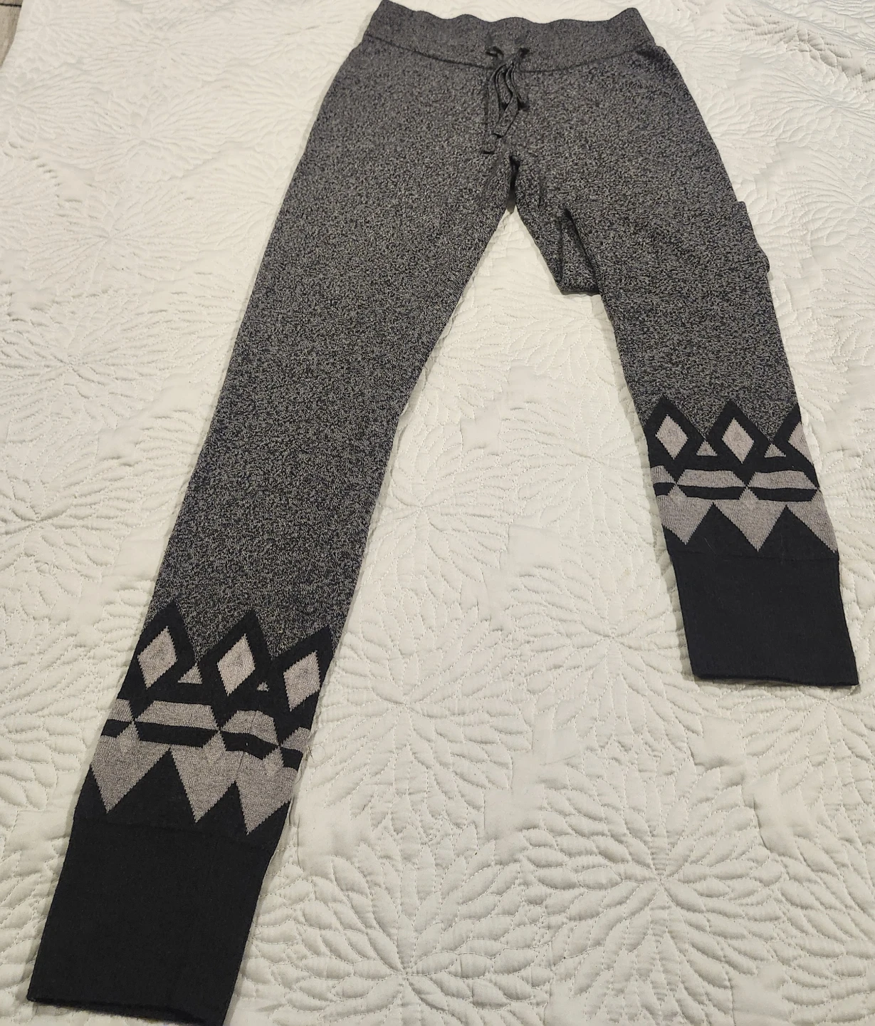 GapBody Women's Grey Knit Jogger Pants Size S - photo 4