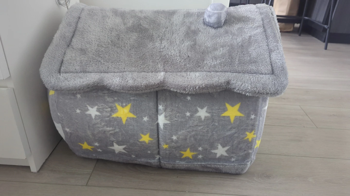 Jiupty Grey Star Cat/Dog House - Large - photo 4