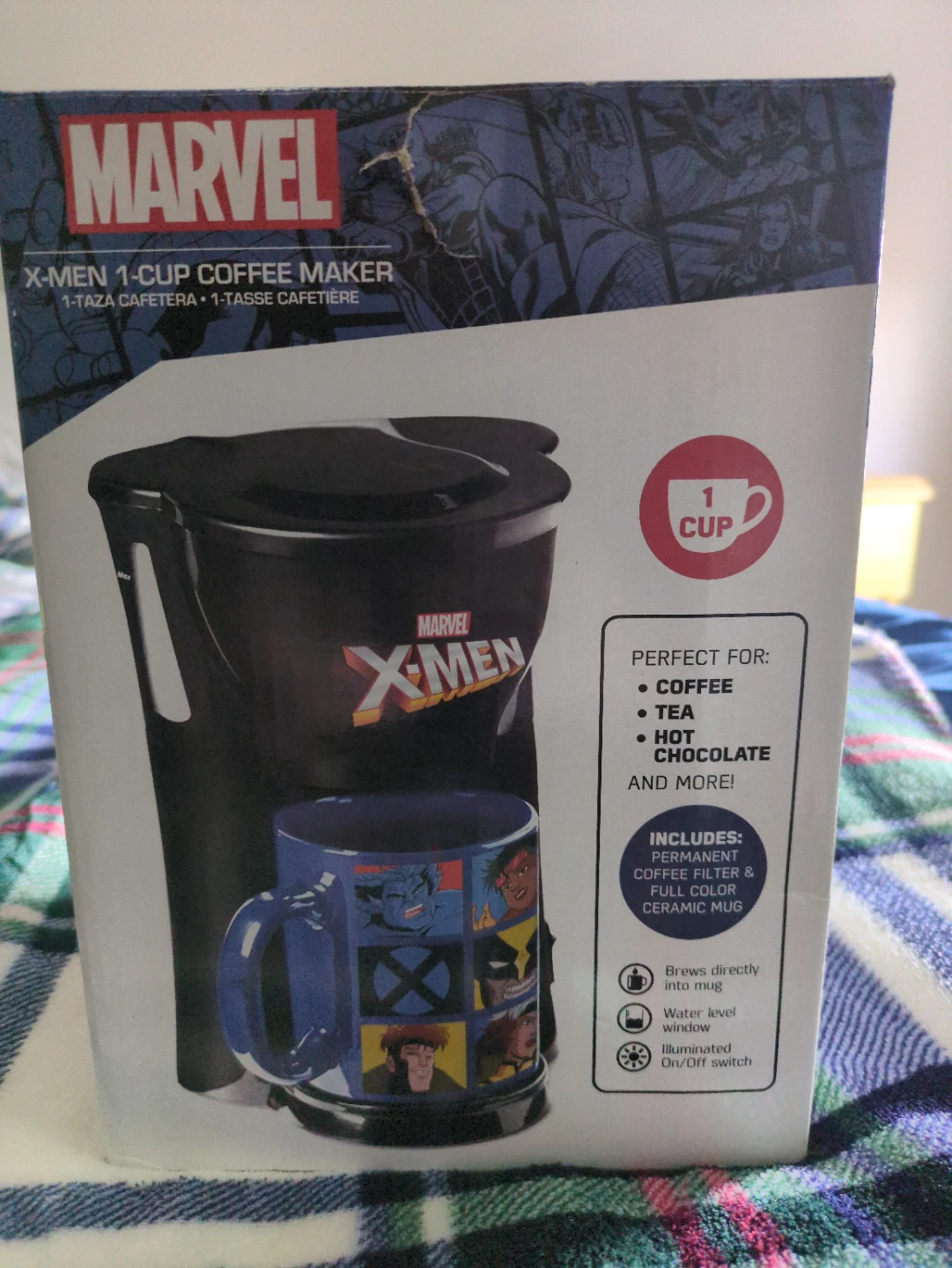 Marvel X-Men 1-Cup Coffee Maker with Ceramic Mug - photo 3