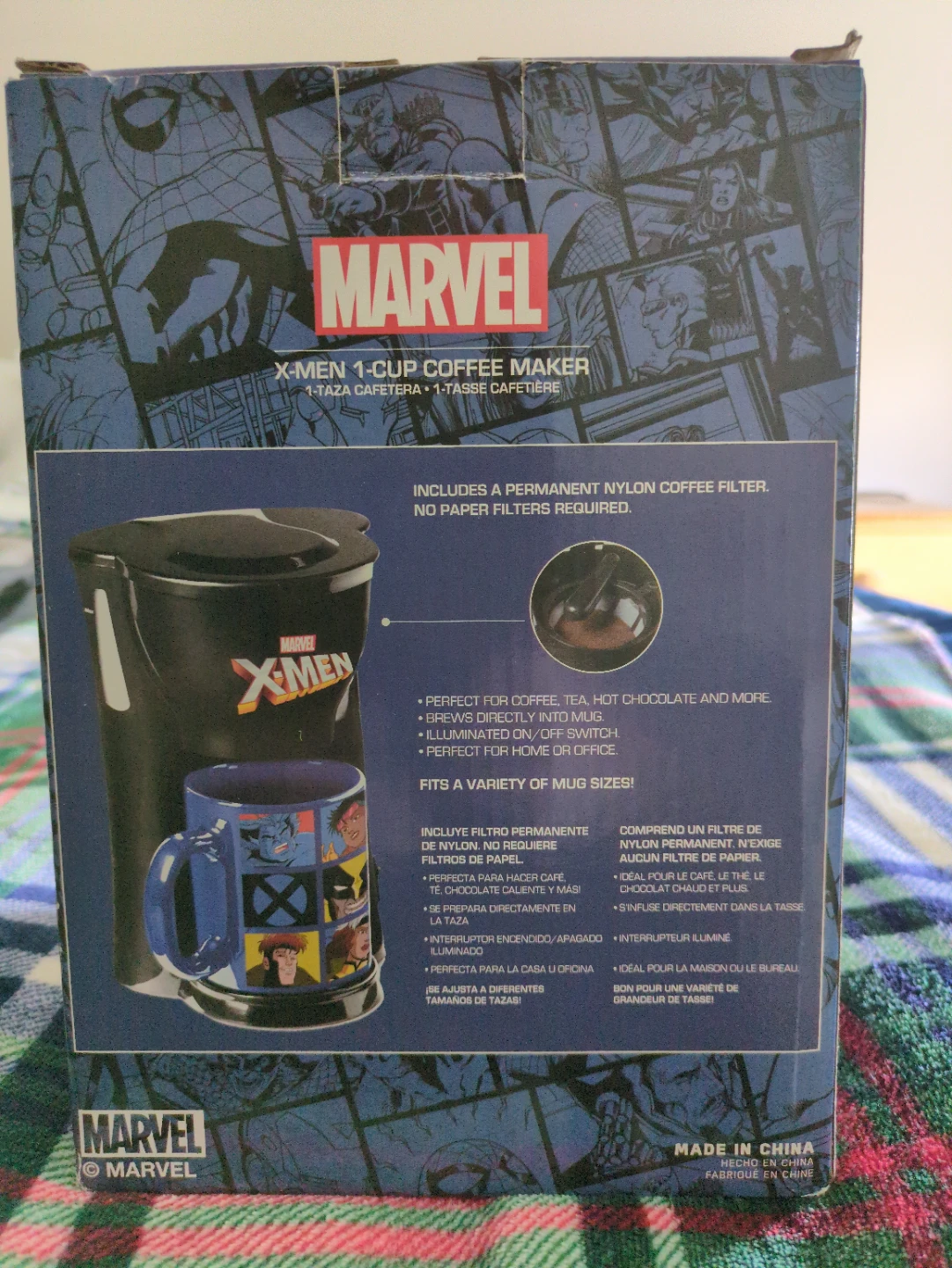 Marvel X-Men 1-Cup Coffee Maker with Ceramic Mug - photo 4