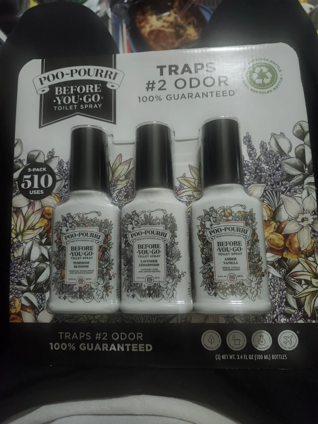 Poo-Pourri Before-You-Go Toilet Spray 3-Pack