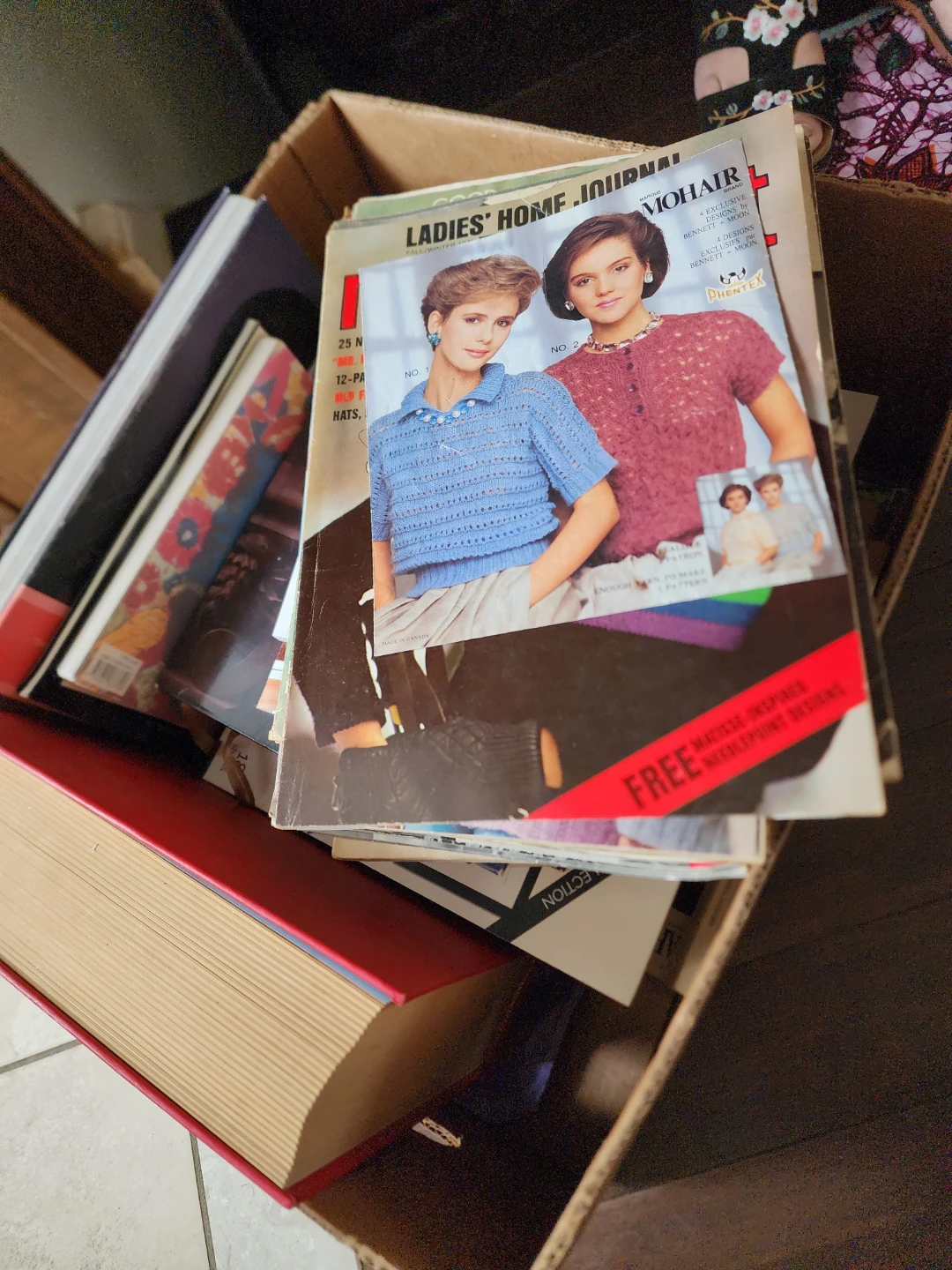Ladies' Home Journal Mohair Knitting Patterns Magazine