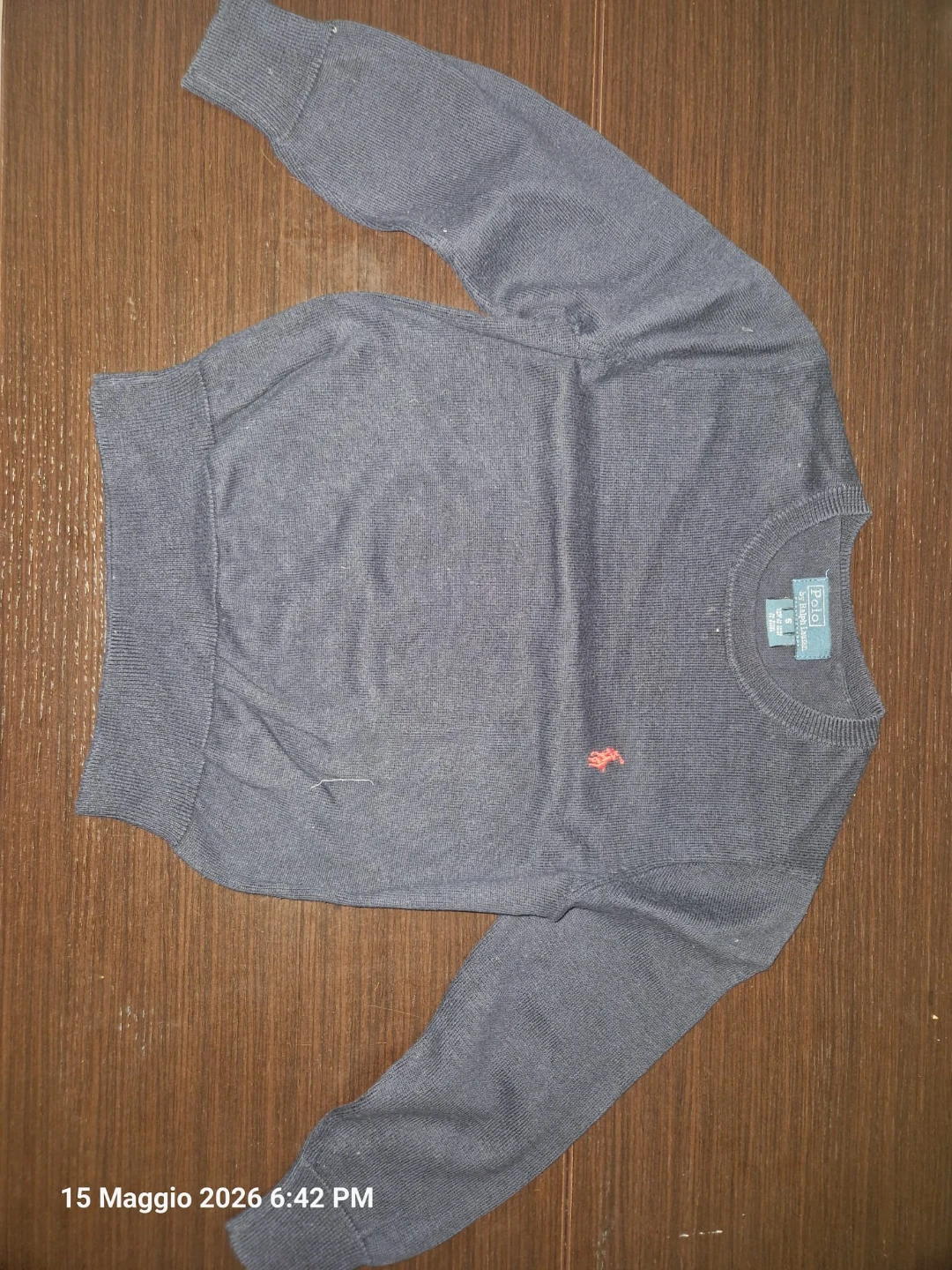 Blue Polo Ralph Lauren Boys Crewneck Sweater Size 5