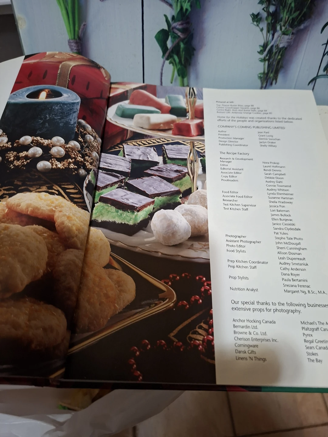 Company's Coming Home for the Holidays Cookbook - photo 2