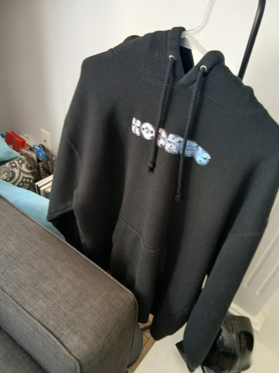 Hockey Black Hoodie