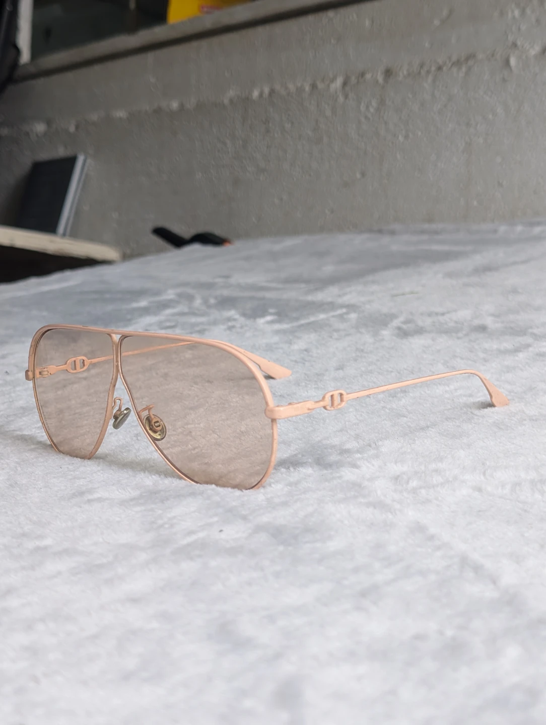 Dior aviator sunglasses - rose gold - photo 4