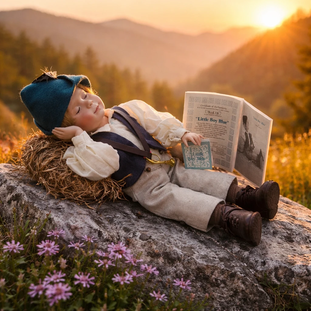 The Ashton-Drake Galleries "Little Boy Blue" Porcelain Doll - photo 2