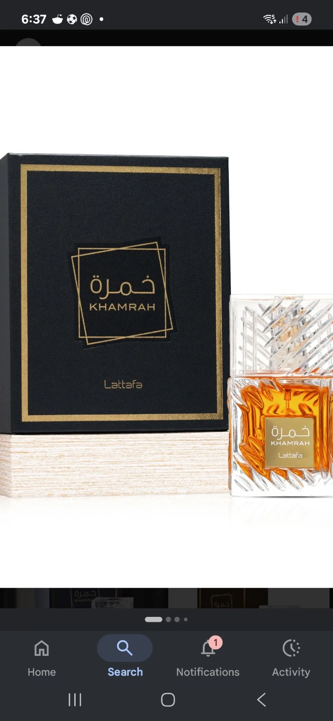 Lattafa Khamrah Eau de Parfum
