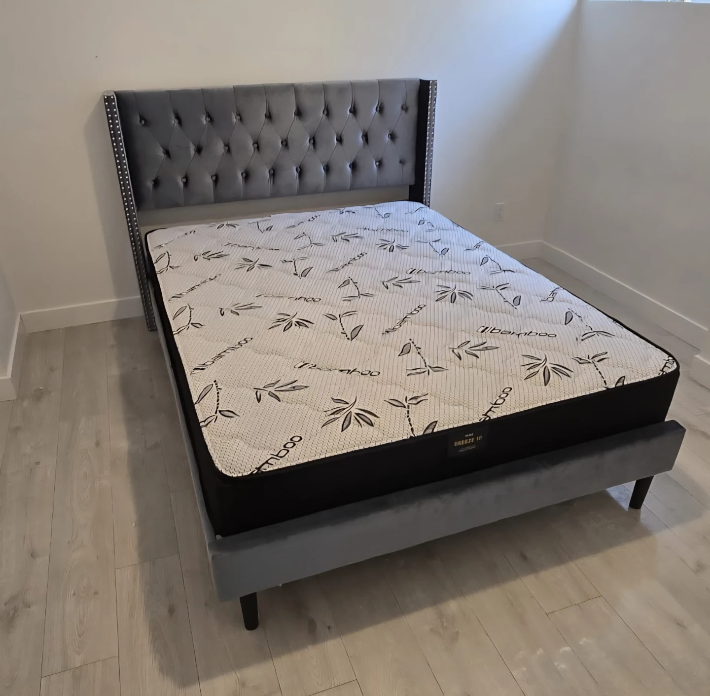 Queen bed frame and Mattress for sale