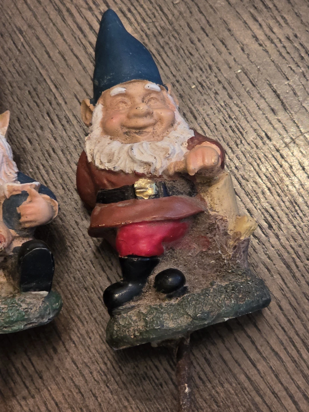2 Vintage Garden Gnomes - photo 3