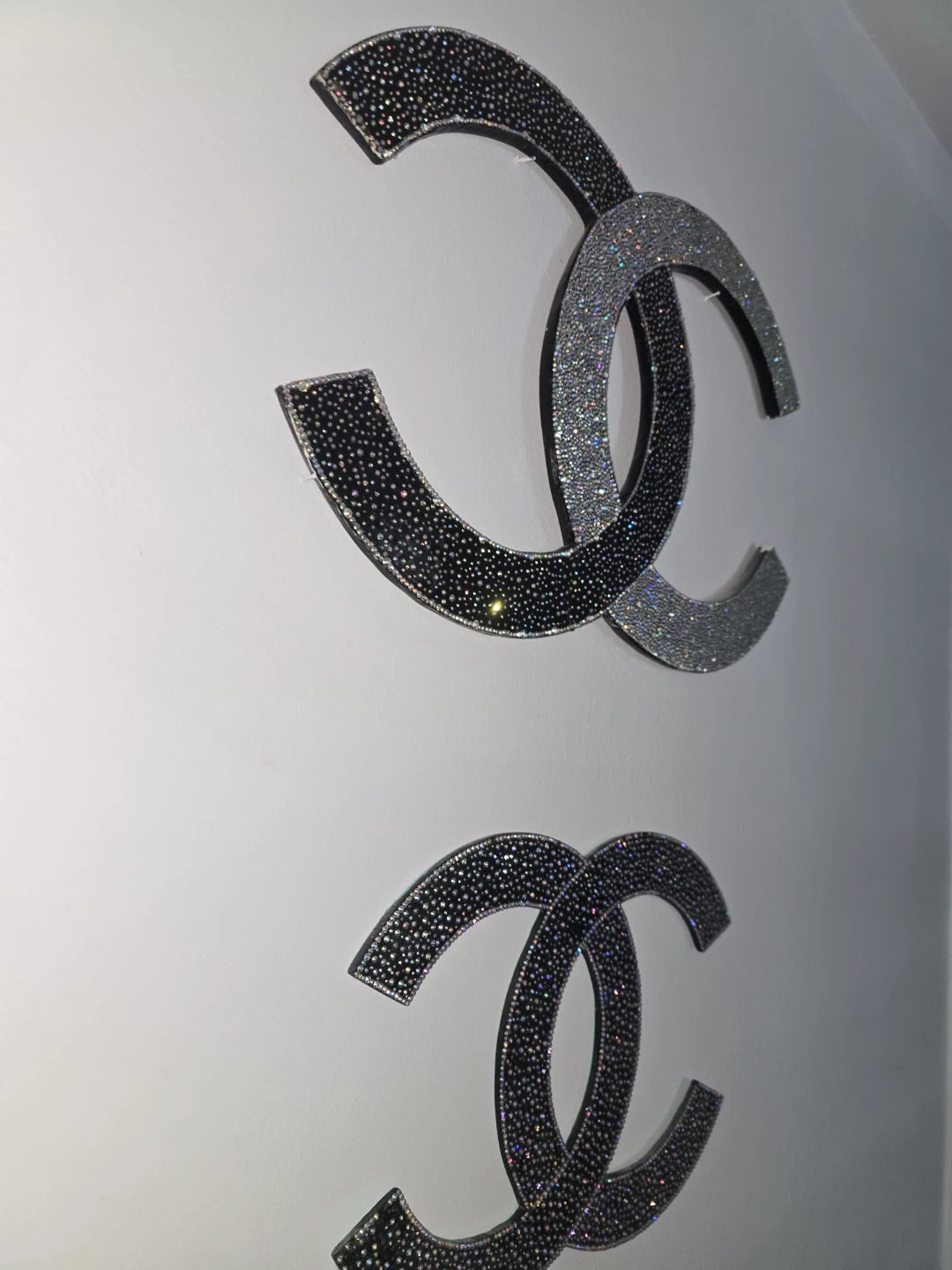 Chanel CC logo wall art decor