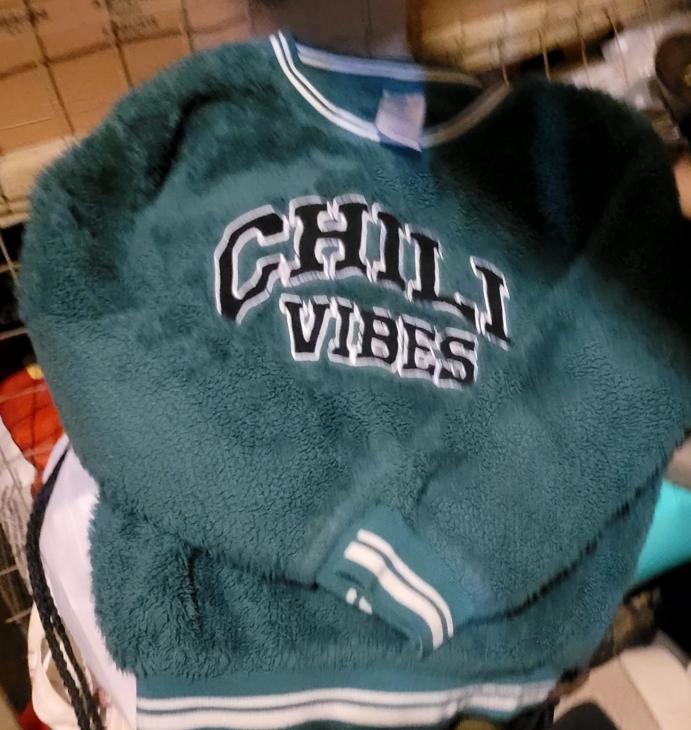 Sleep On It Fuzzy "Chili Vibes" Sweatshirt🥕 freecylle