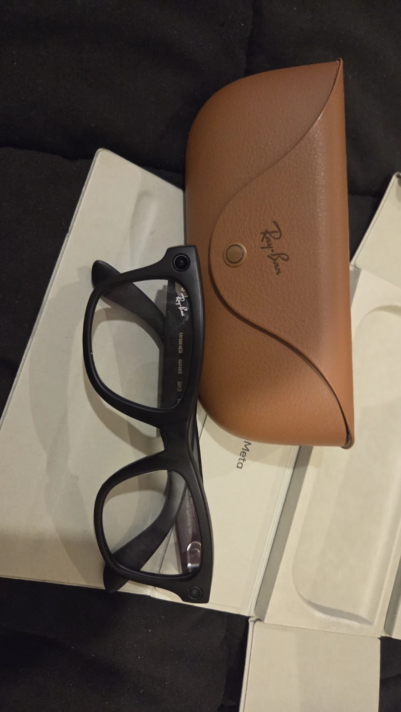 Ray-Ban Meta Wayfarer (Gen 2) Negro Mate Lentes Transparentes