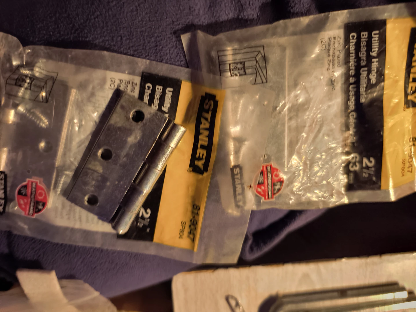 Stanley Utility Hinges and Assorted Hardware - photo 2