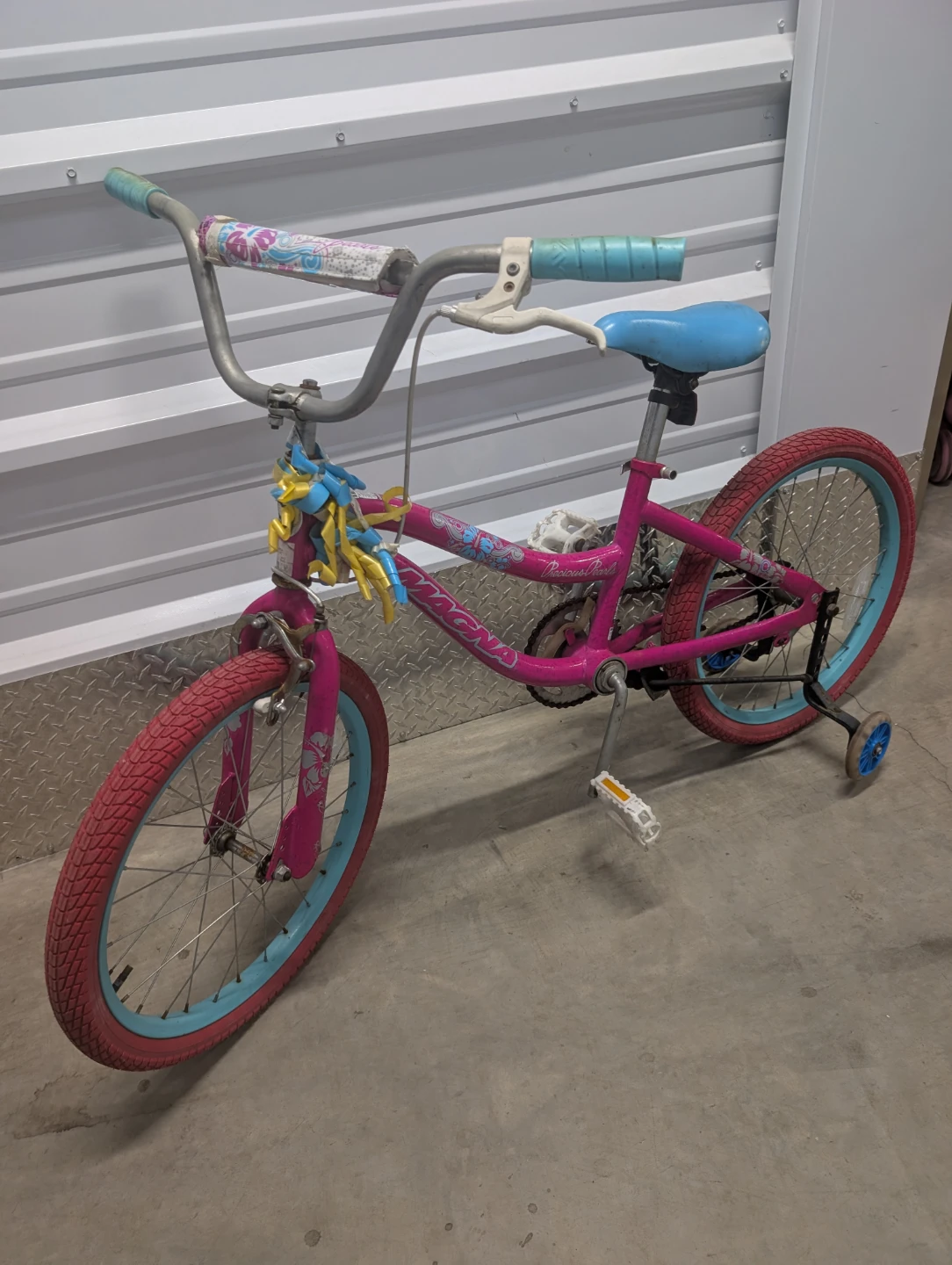Kids Pink Huffy Bicycle