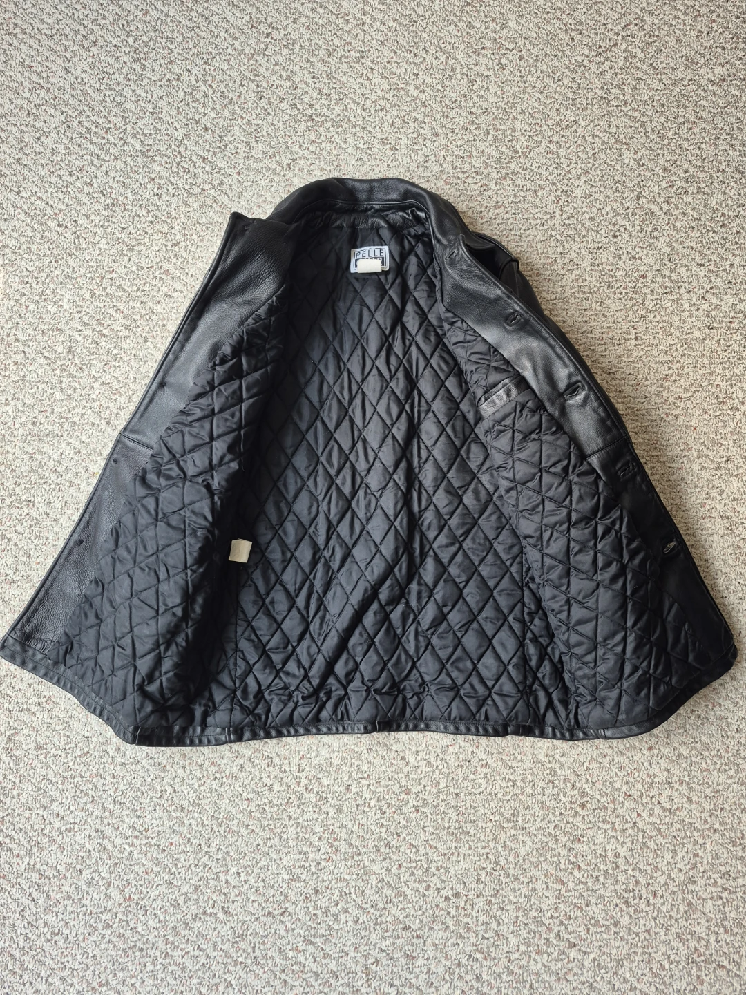Pelle Cuir Black Leather Jacket - photo 2