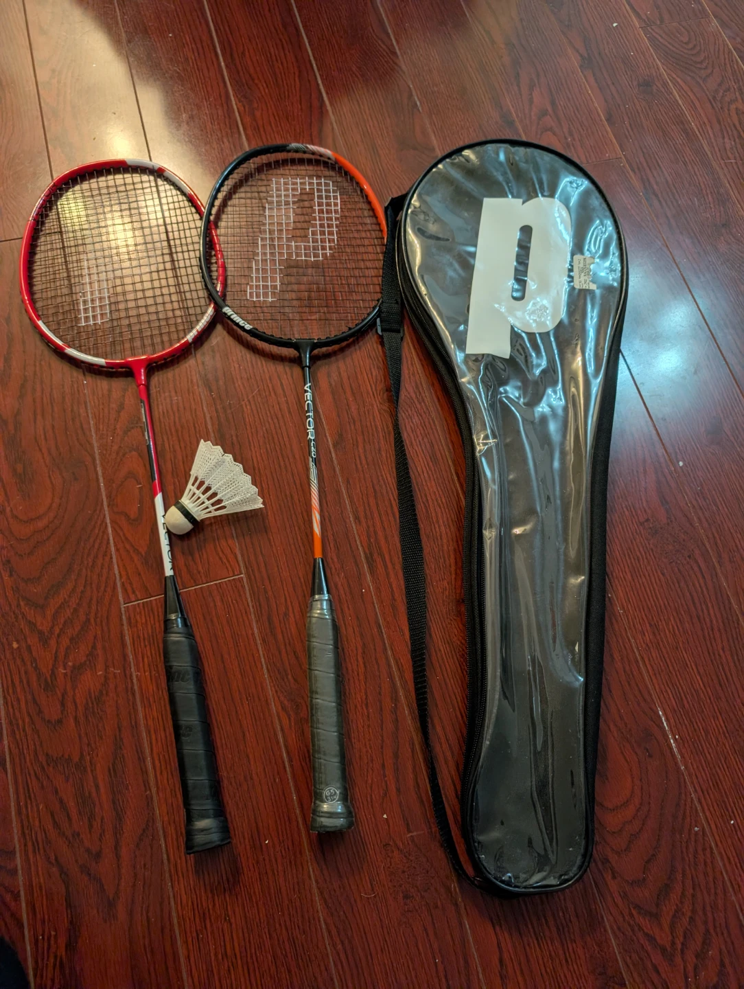 Prince Badminton Rackets with Case