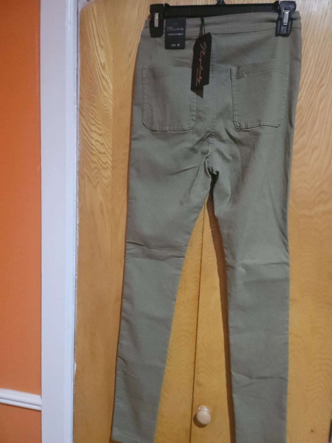 Nuylooks Pants Women's Size M Olive Green - photo 3