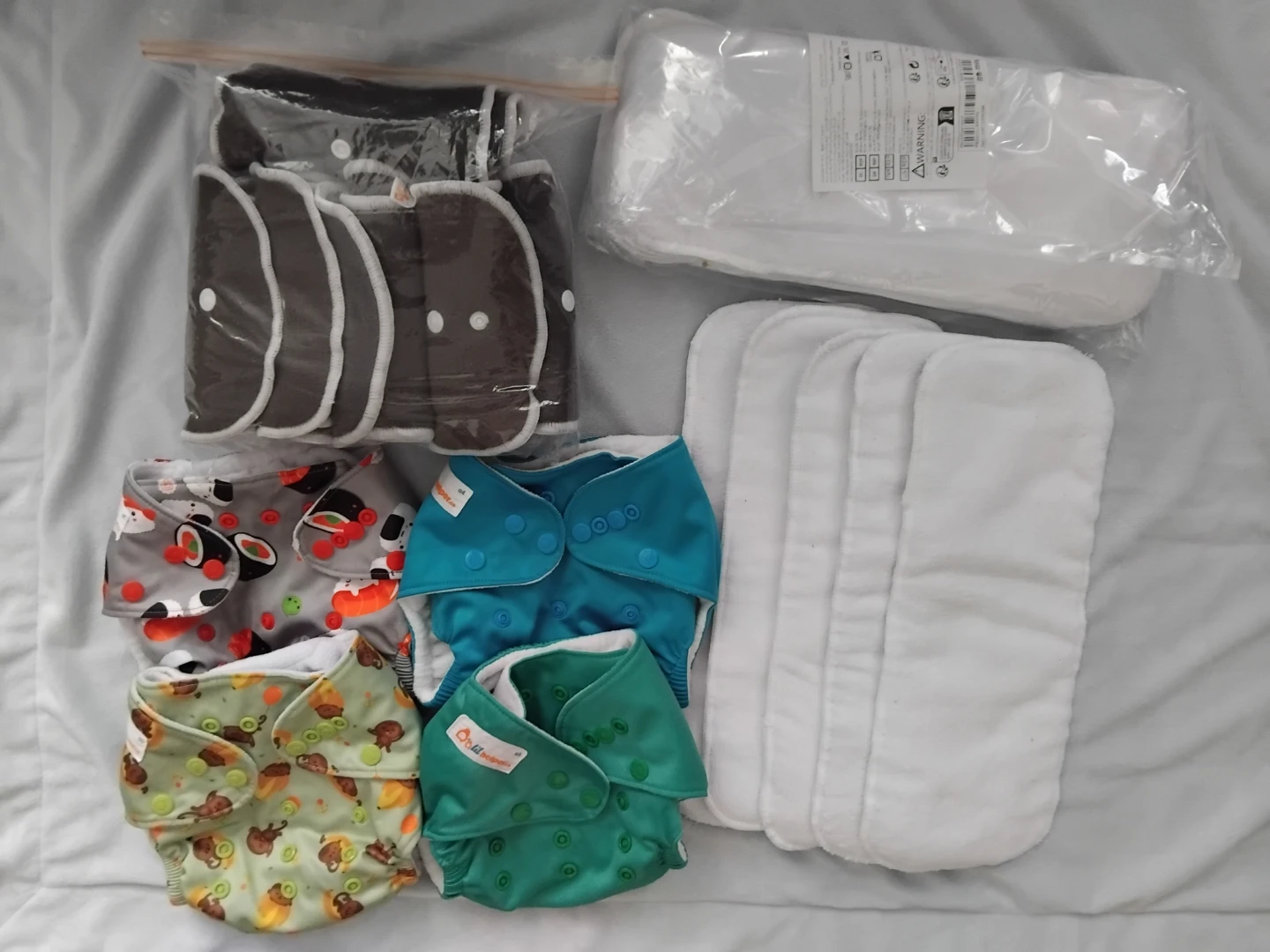 Lot of Cloth baby diapers