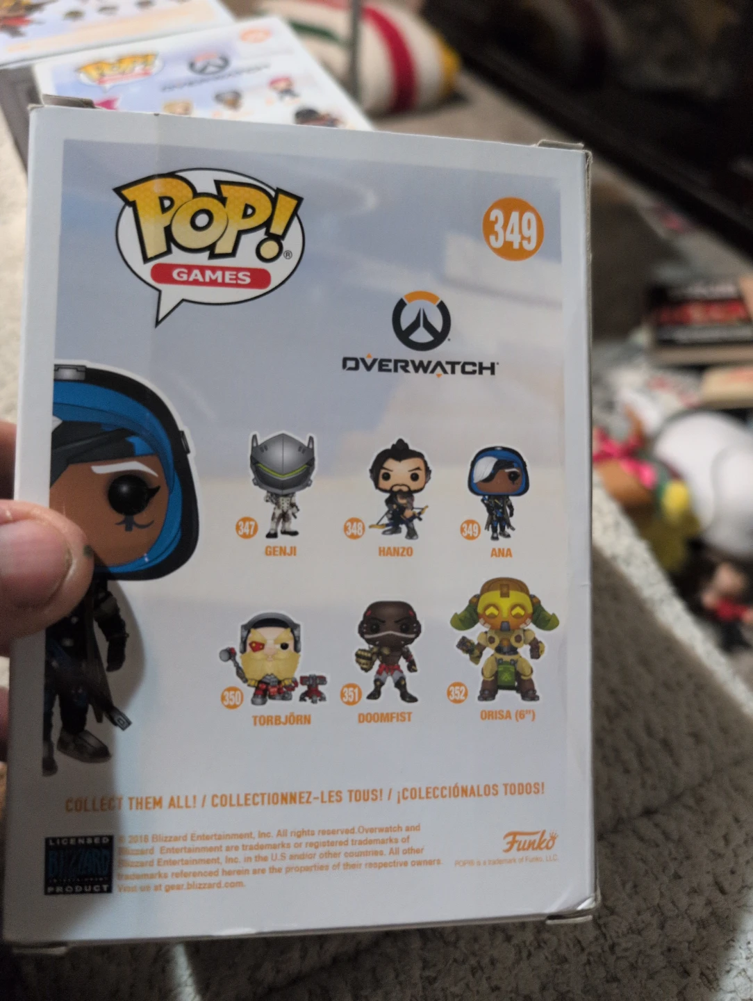 Funko Pop! Games Overwatch Ana Vinyl Figure #349 - photo 2