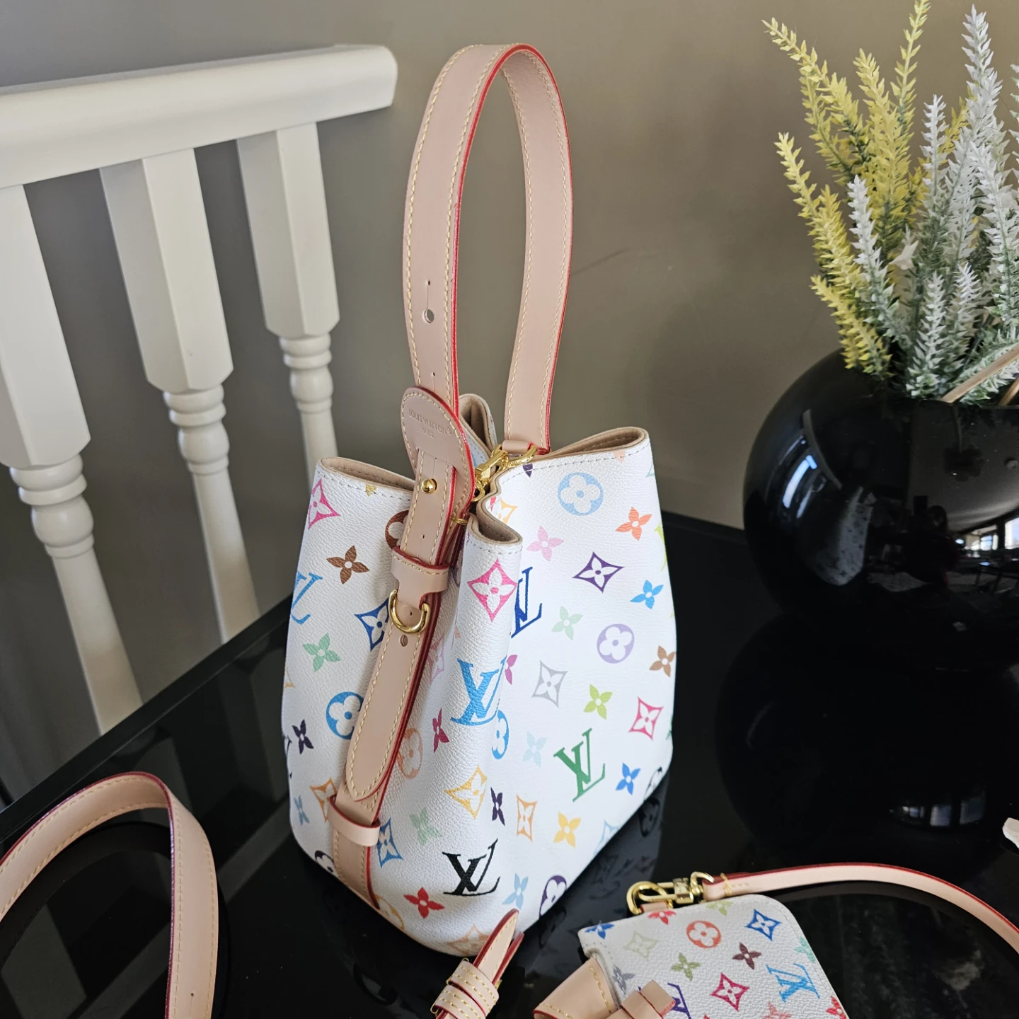 Louis Vuitton Multicolor Pochette NM Bucket Bag - photo 2