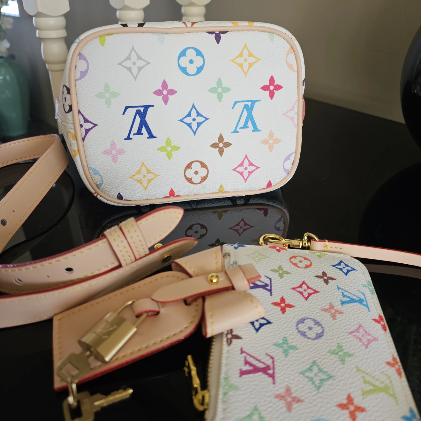 Louis Vuitton Multicolor Pochette NM Bucket Bag - photo 3