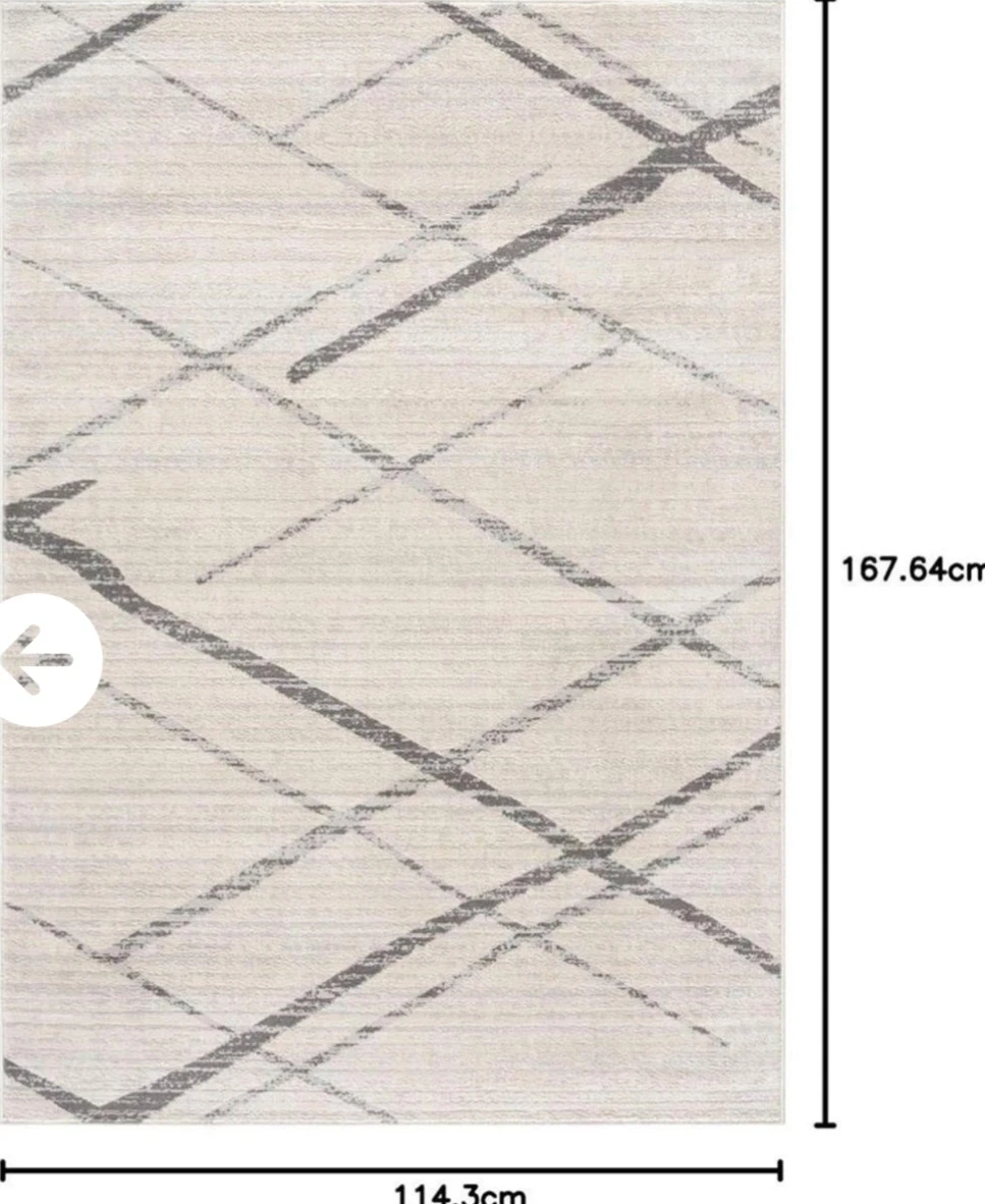 4ft X 6ft Area rug (New sealed)