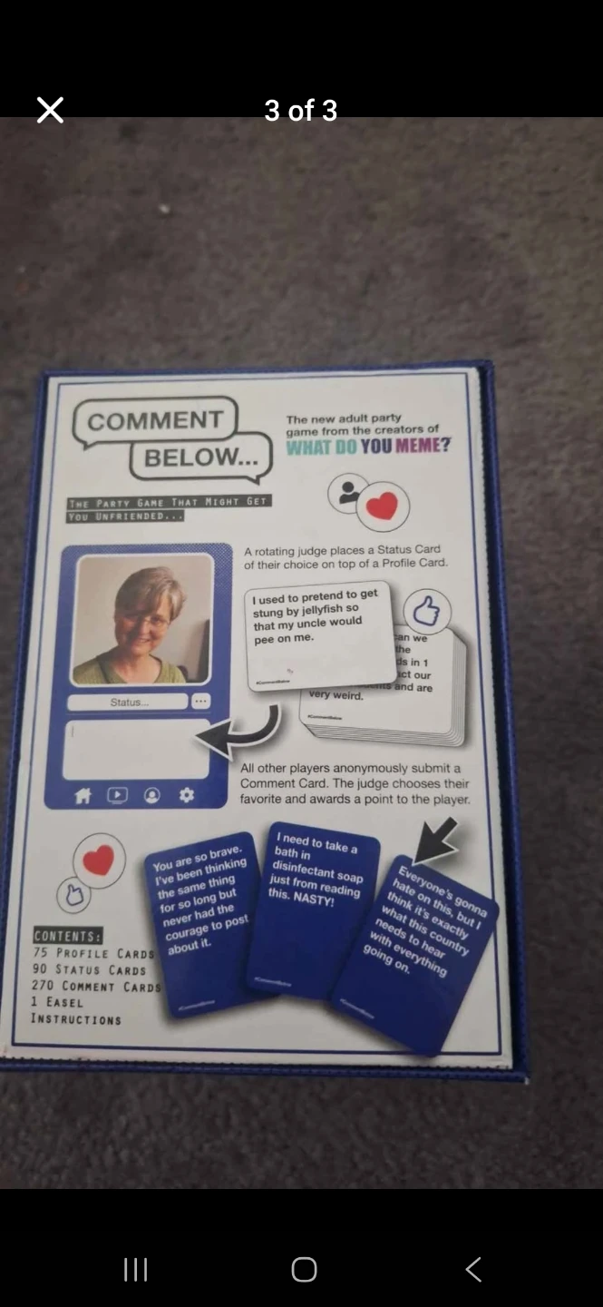 Comment Below... Party Game - photo 3