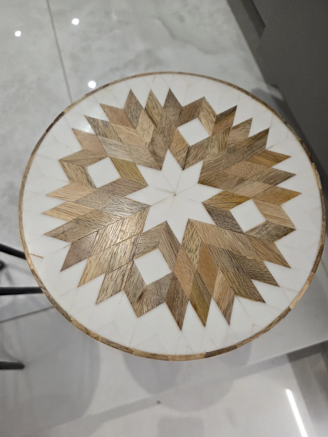 Set of 2 Round Side Tables - photo 2