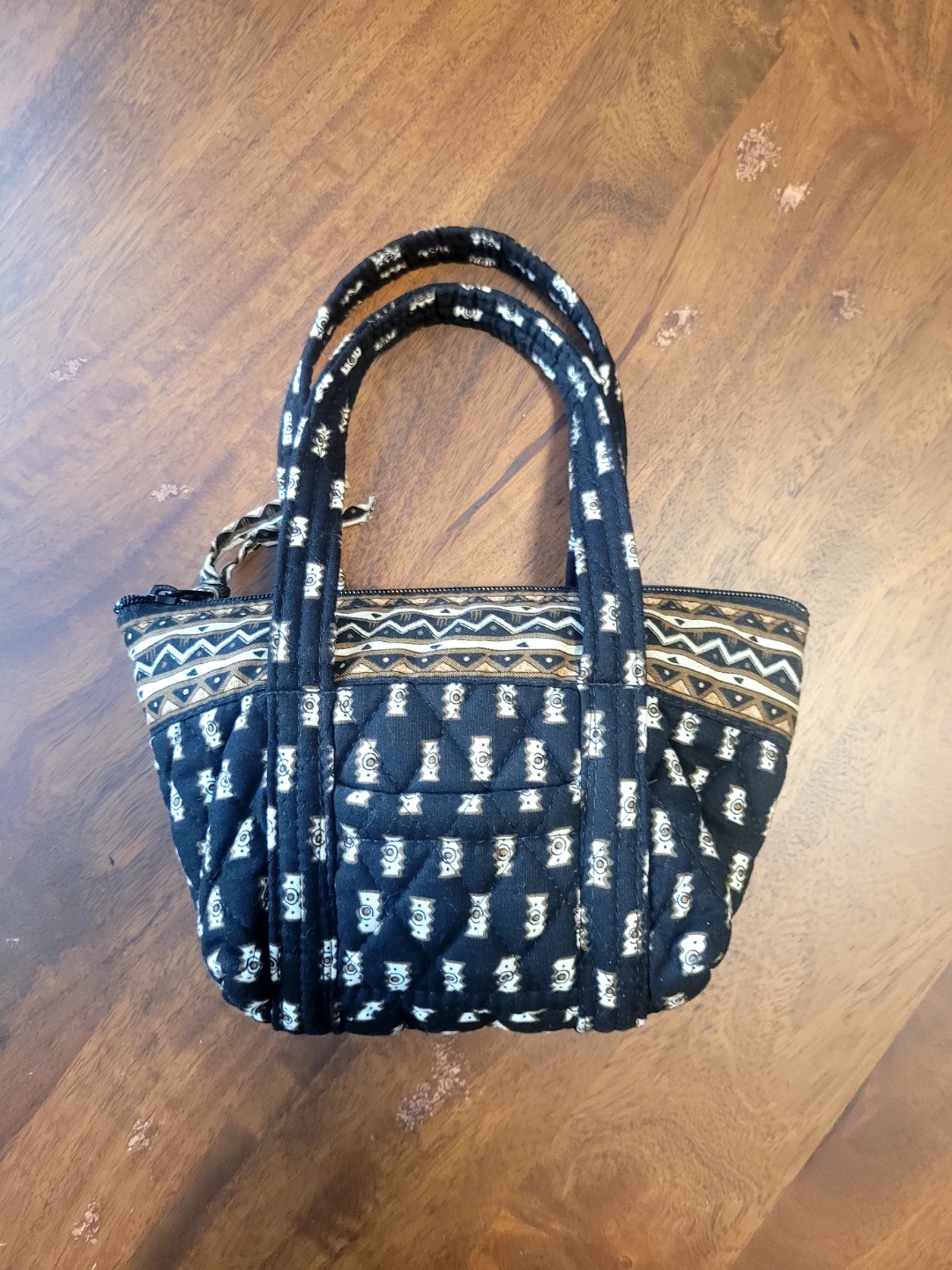 Vera Bradley Quilted Mini Pouch & Gold Clutch - photo 3
