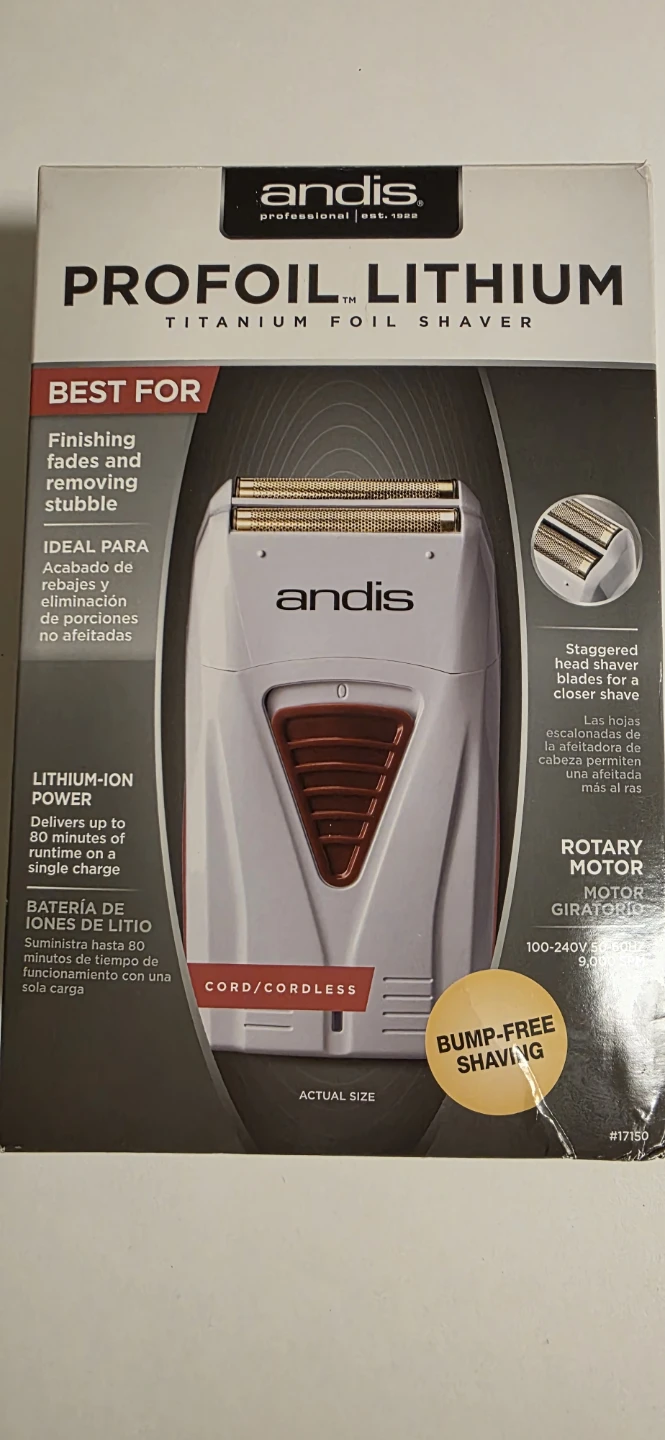 Andis Profoil Lithium Titanium Foil Shaver TS-1 - photo 3