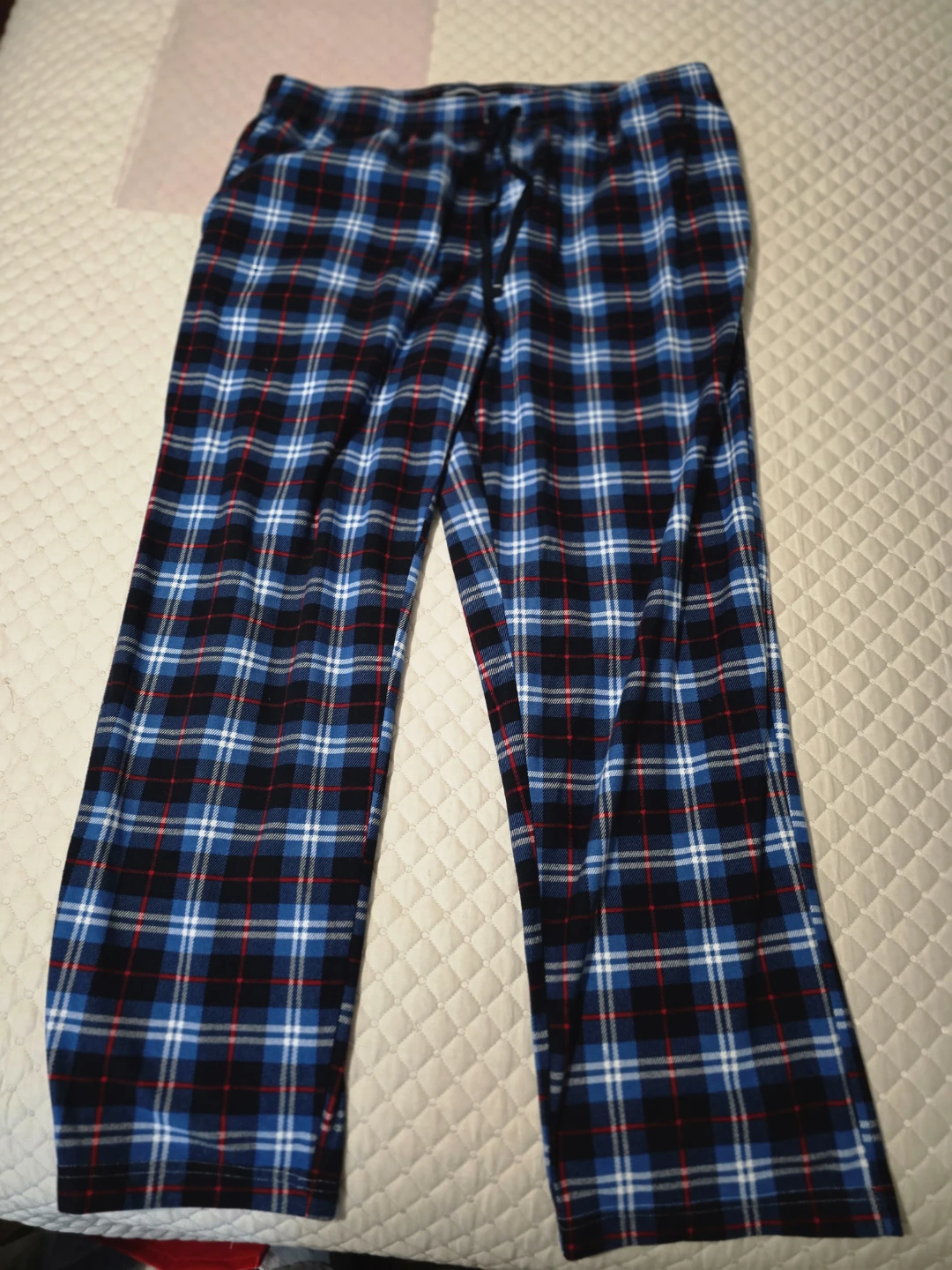 XL - Nautica Navy Plaid Lounge Pants (Clean) - photo 2